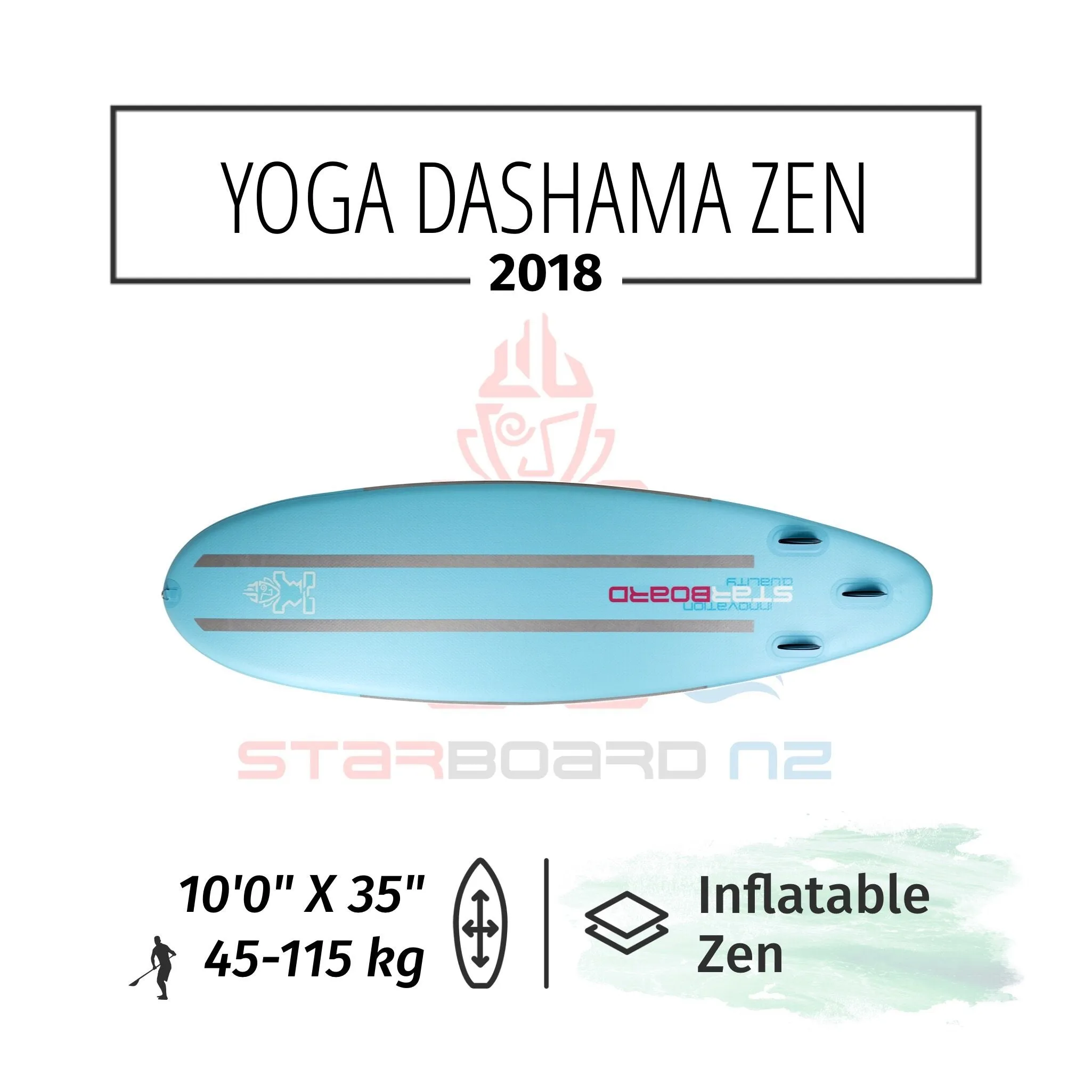 2018 INFLATABLE SUP 10'0"x35"x4.75" YOGA DASHAMA ZEN