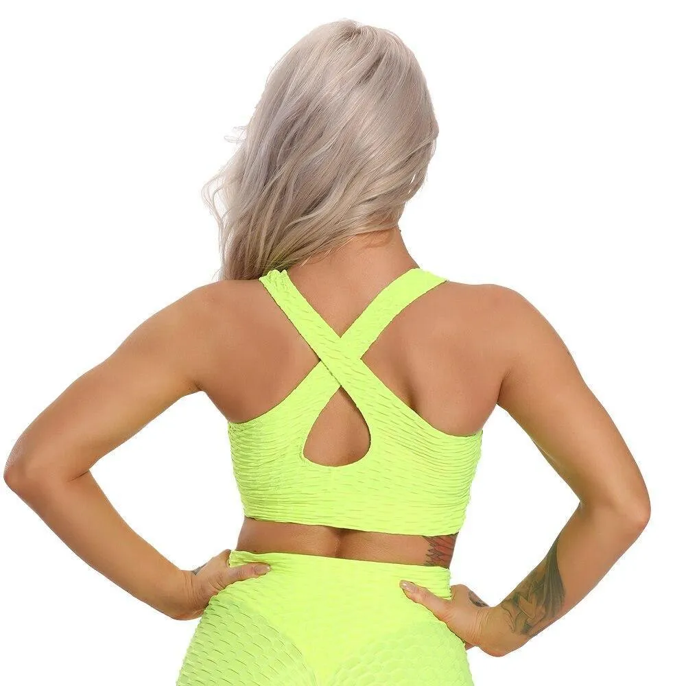 Activewear Deep V-Crop Top