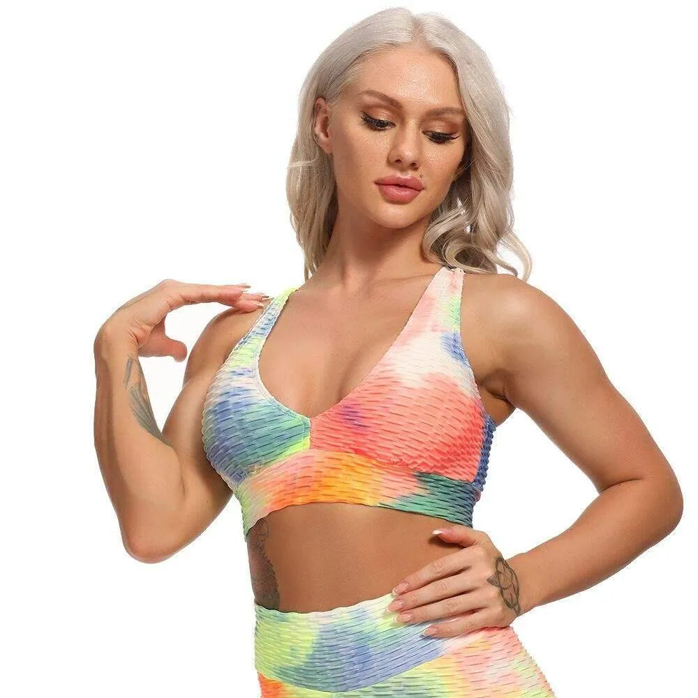 Activewear Deep V-Crop Top