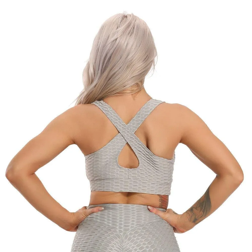 Activewear Deep V-Crop Top
