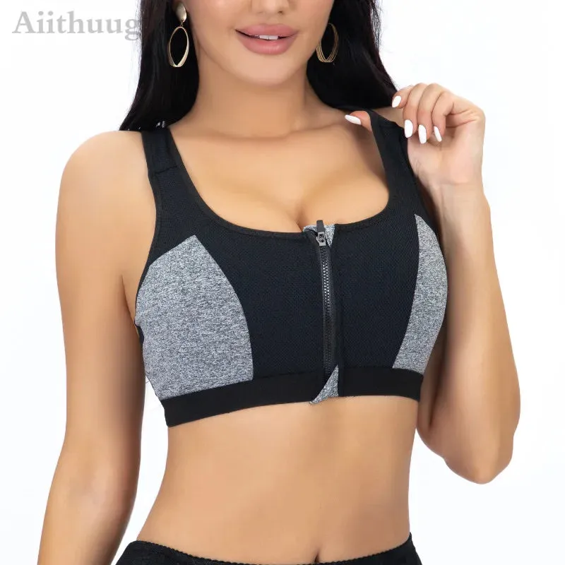 Aiithuug Sports Bras High Impact Sportswear Push Up