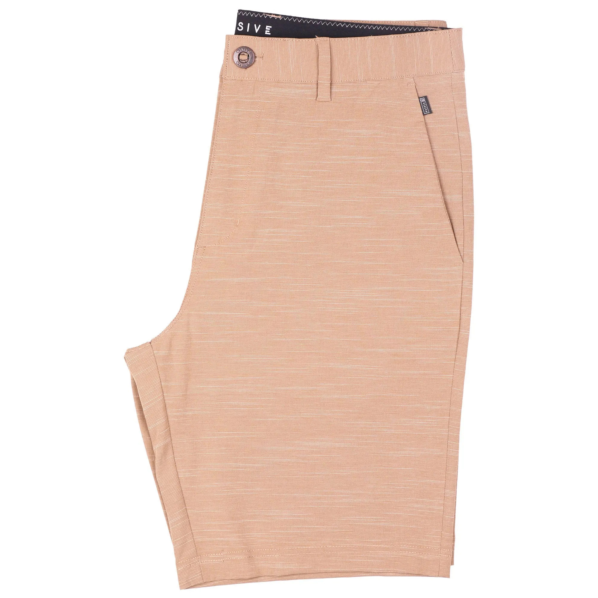 All In One Mens Hybrid Shorts - Slub Grey