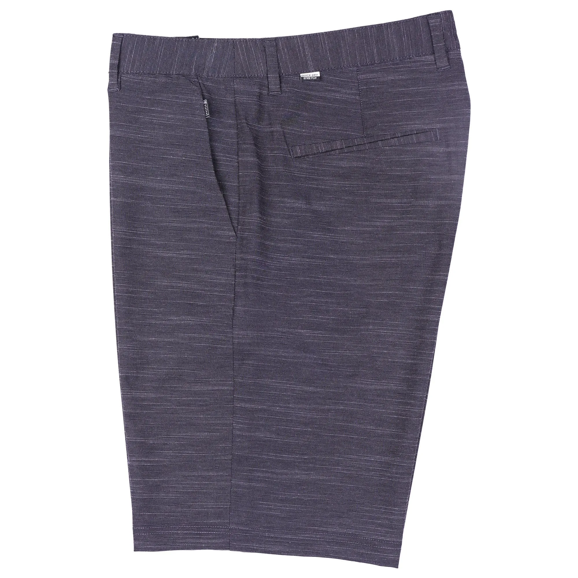 All In One Mens Hybrid Shorts - Slub Grey