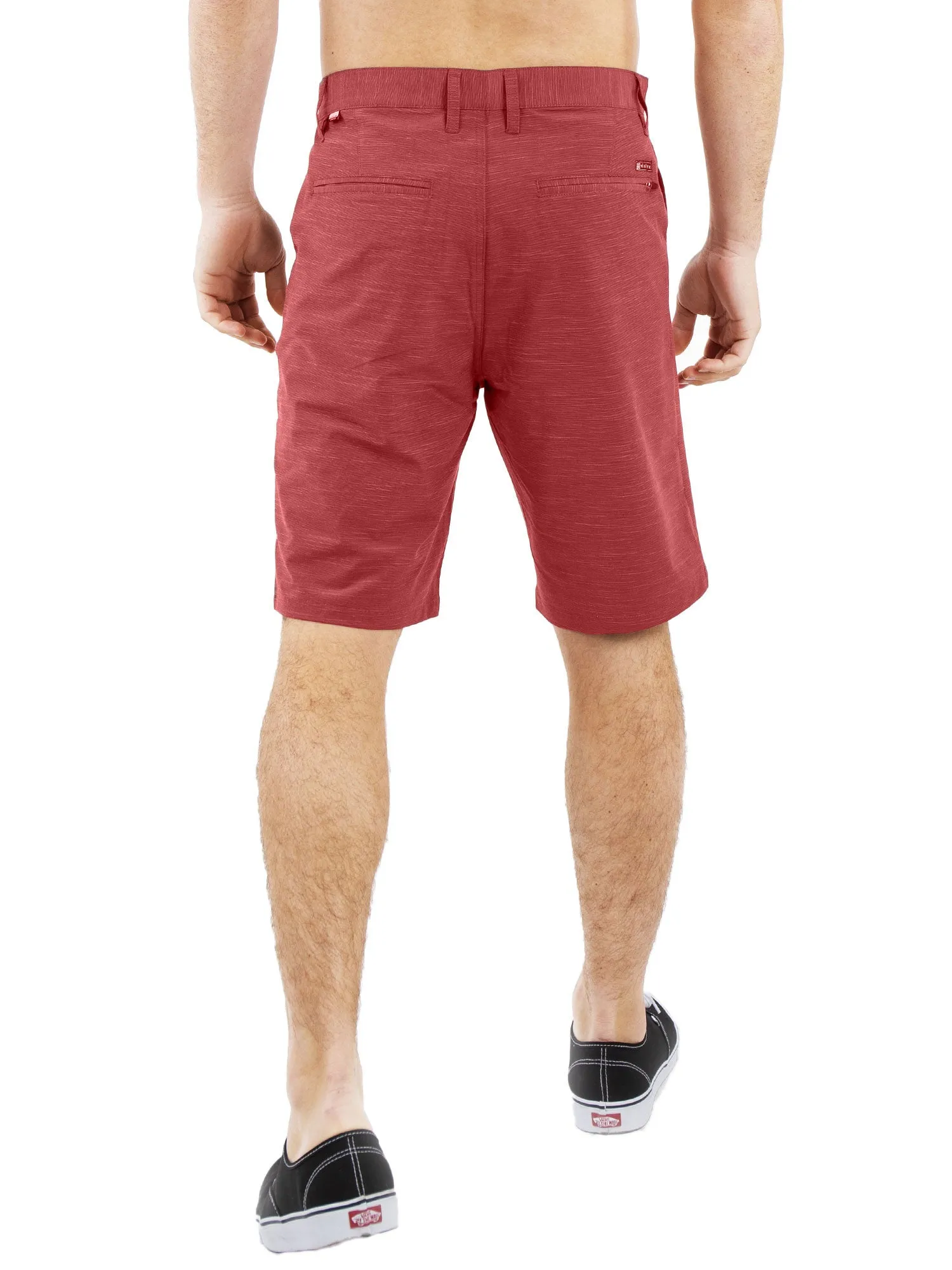 All In One Mens Hybrid Shorts - Slub Grey