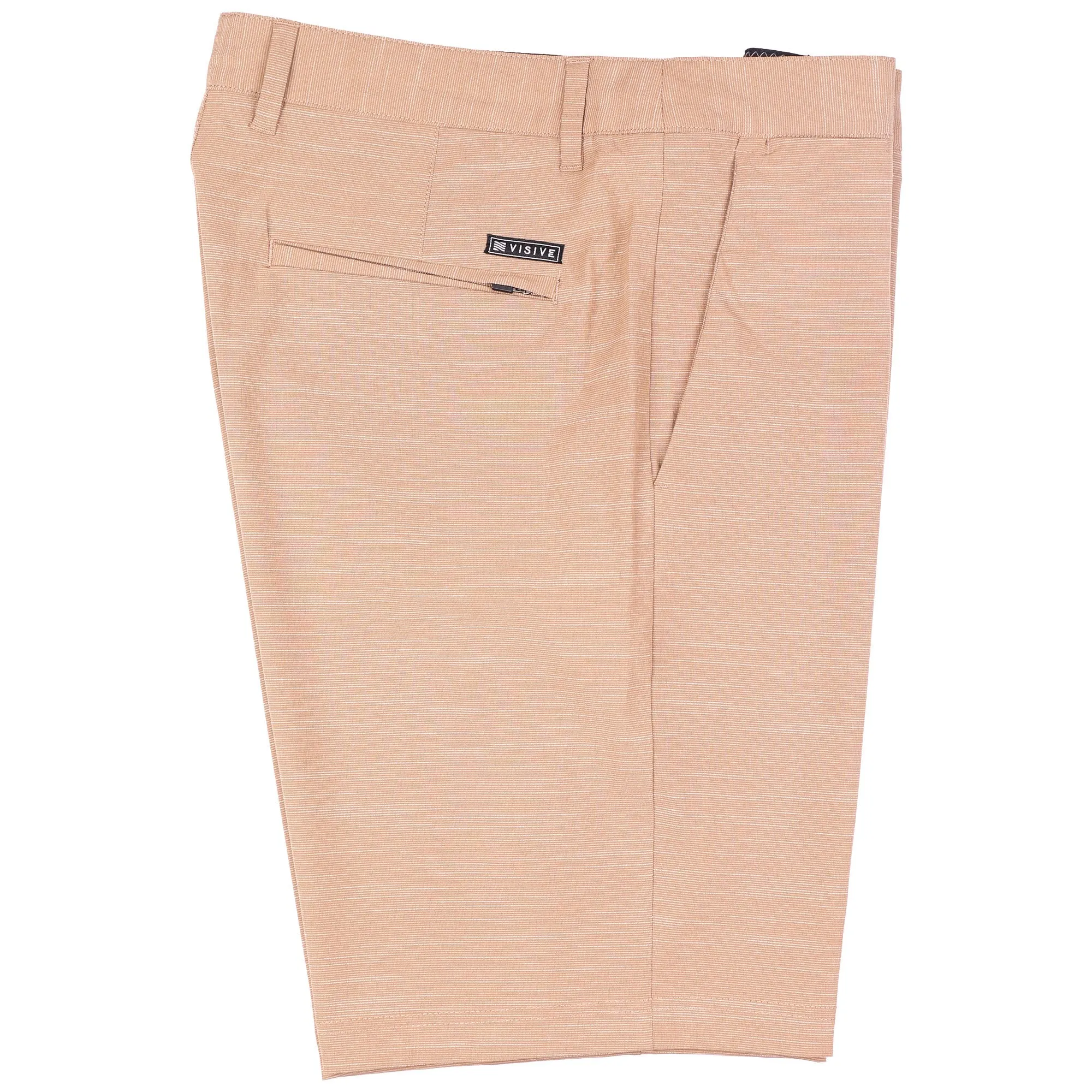 All In One Mens Hybrid Shorts - Slub Grey