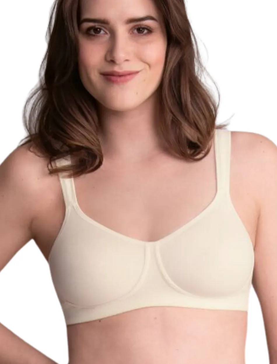 Anita Salvia Wire-free Mastectomy Bra, Champagne | Champagne Anita Salvia Mastectomy Bras | Anita Pocketed Bras