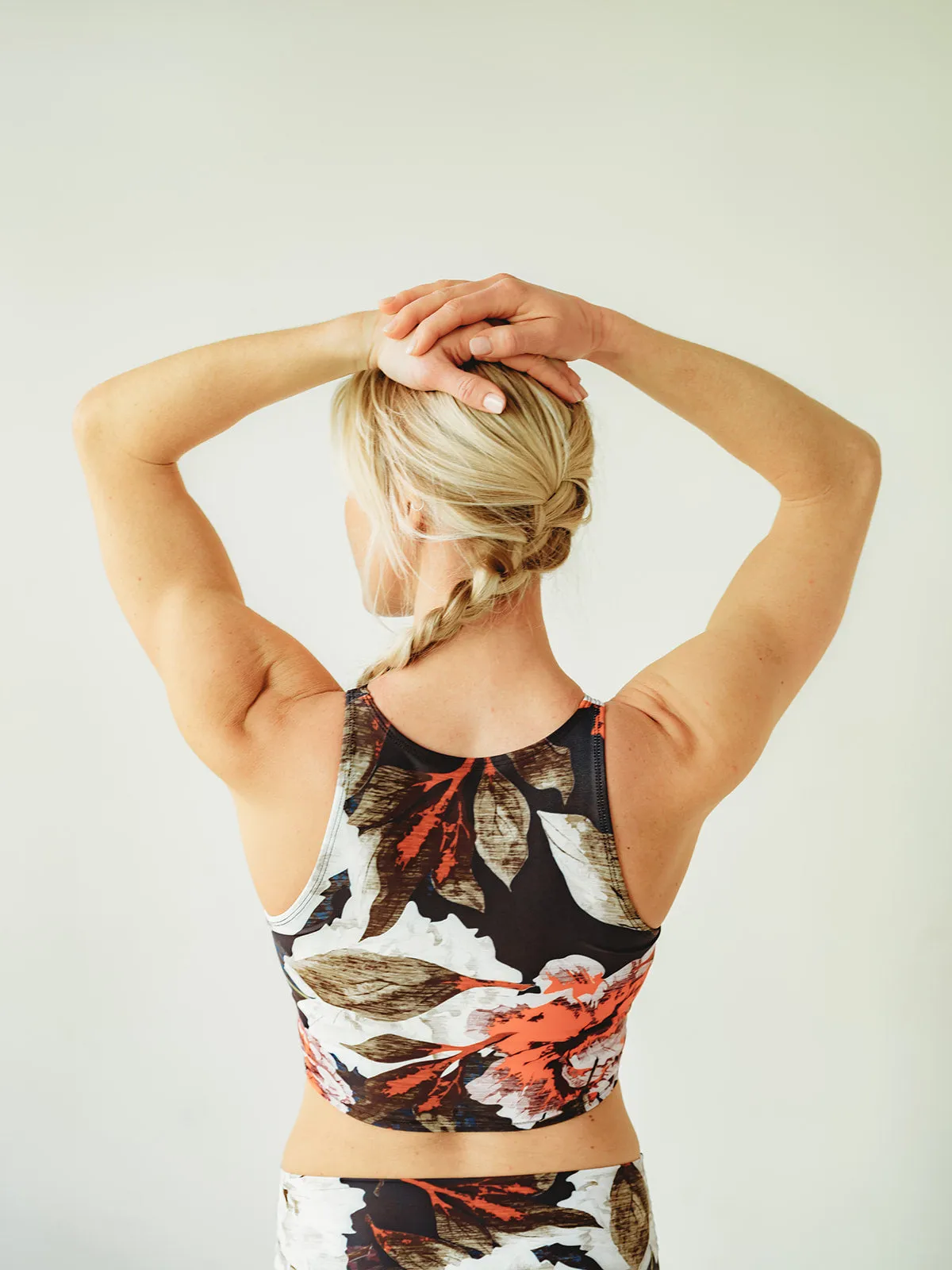 Black Floral Crop Top *FINAL SALE*