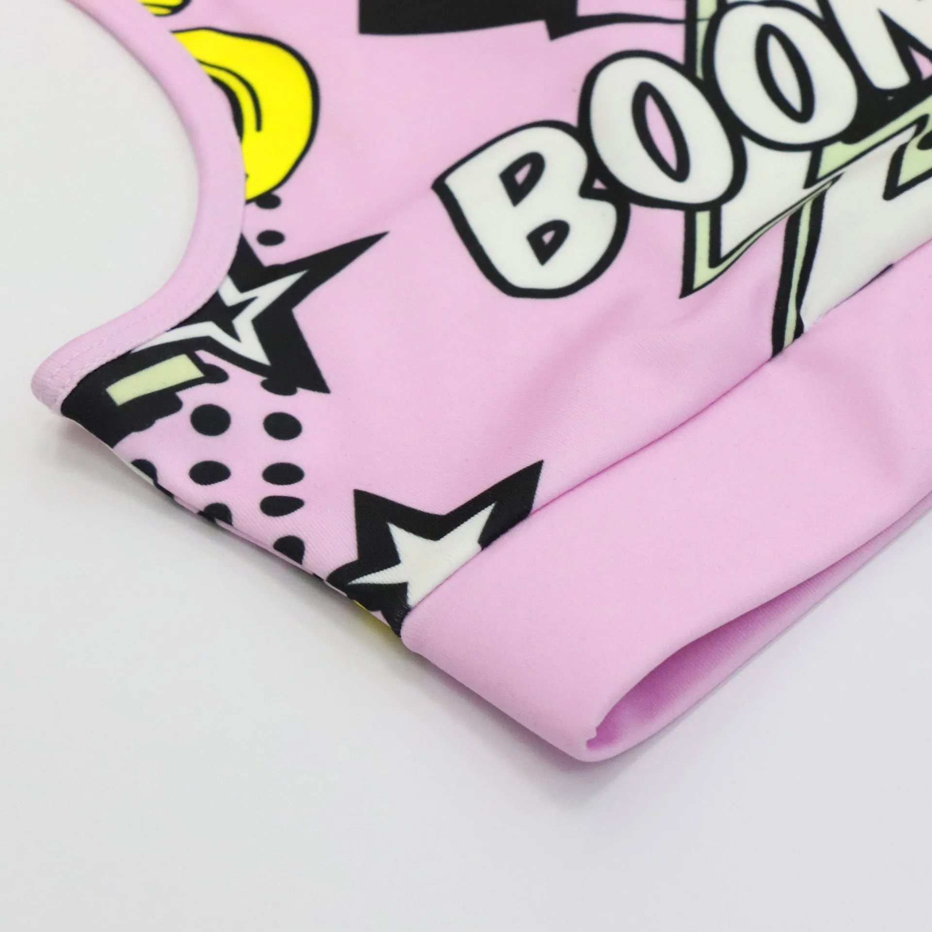 Cartoon Print Yoga Set