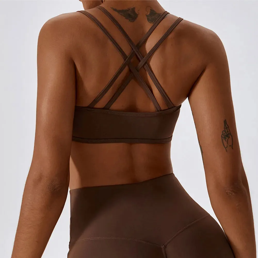 CERISE SPORTS BRA