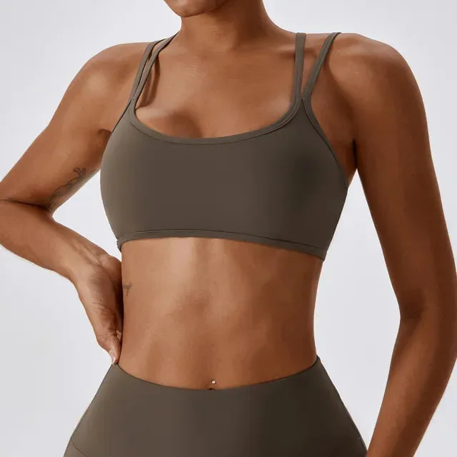 CERISE SPORTS BRA