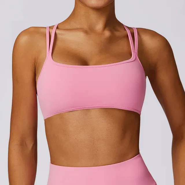 CERISE SPORTS BRA