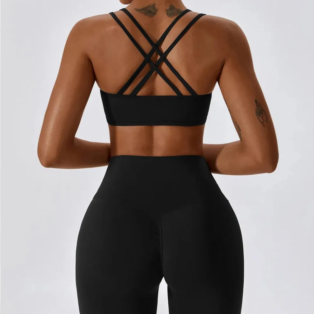 CERISE SPORTS BRA