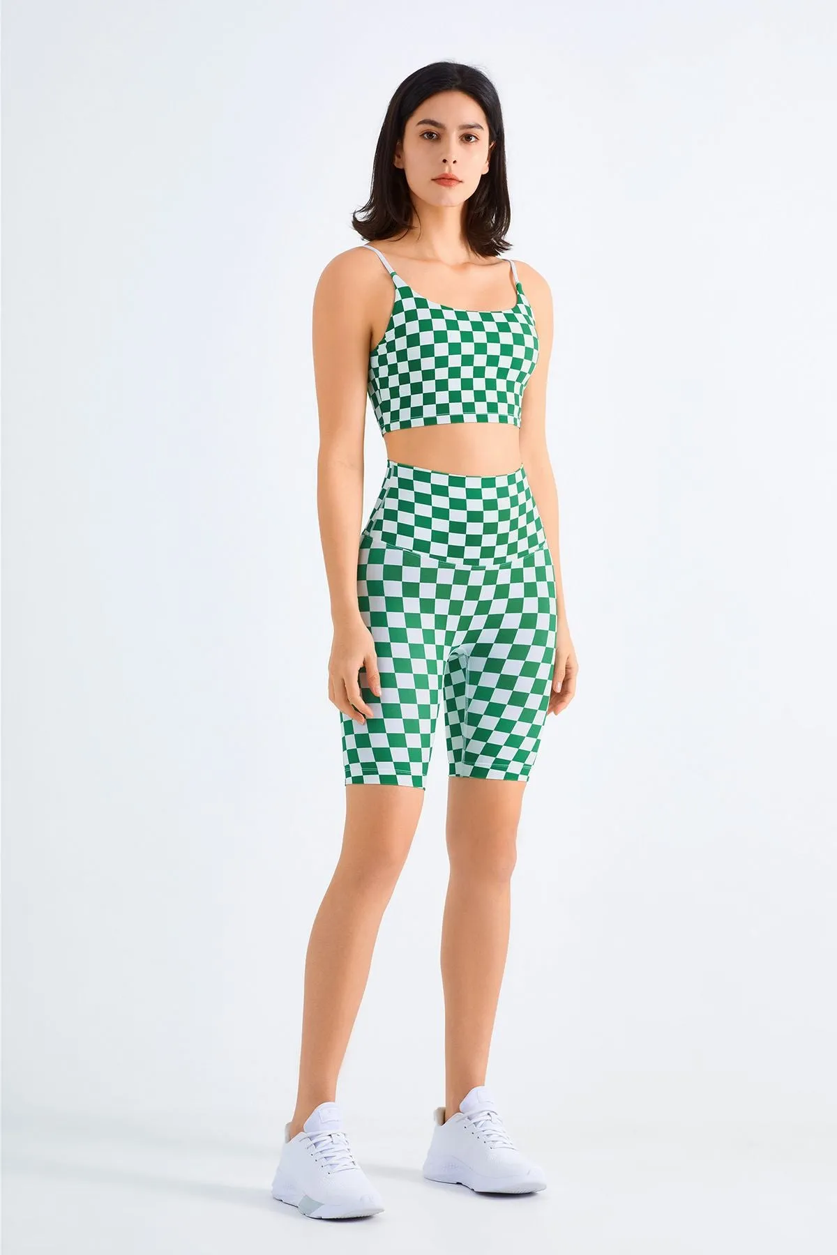 Checkerboard Seamless Gym Shorts