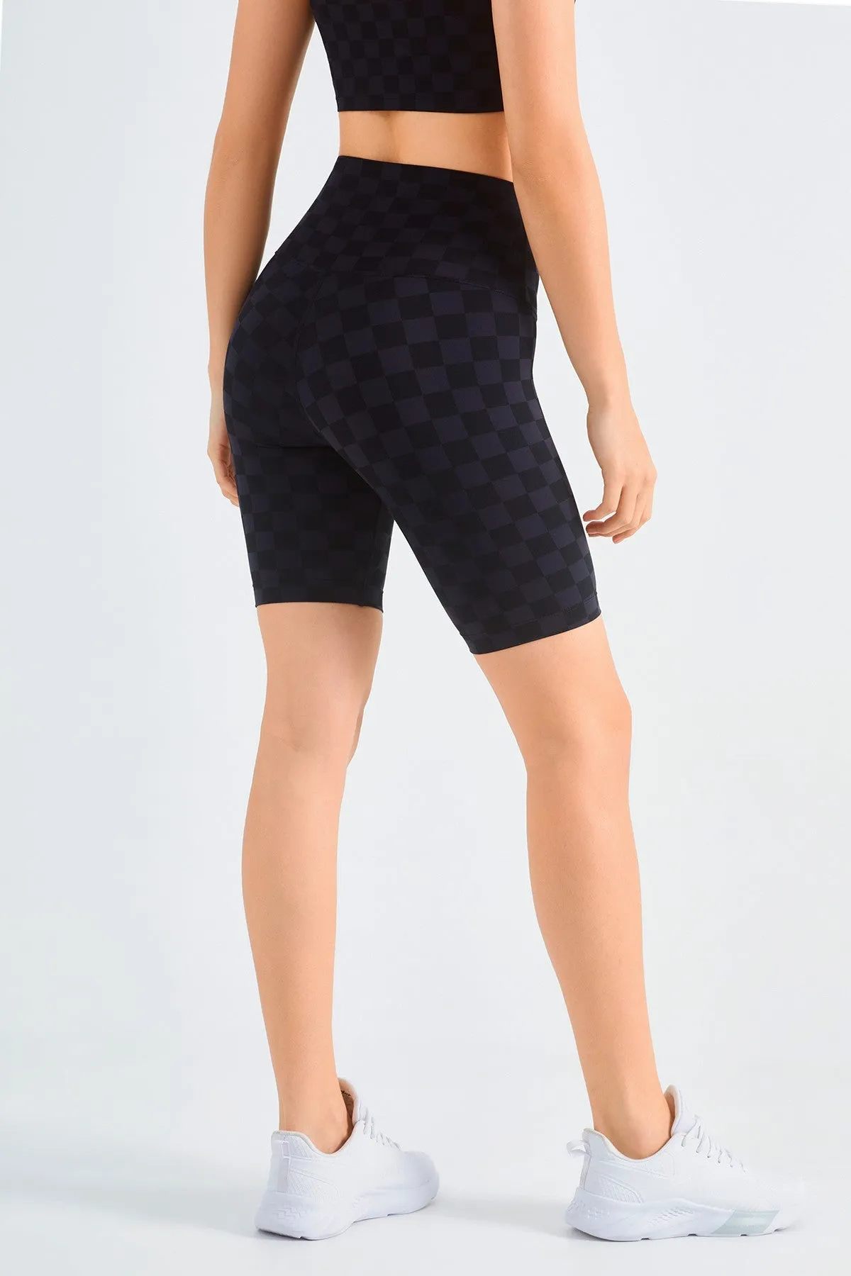 Checkerboard Seamless Gym Shorts