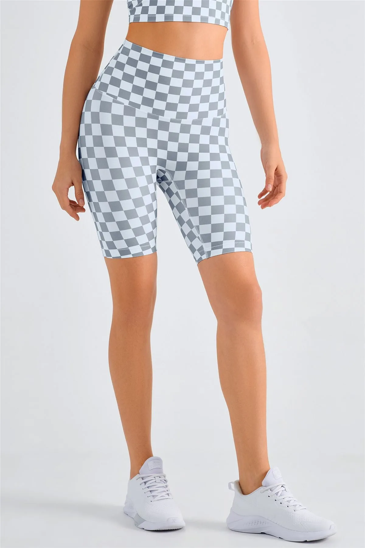 Checkerboard Seamless Gym Shorts