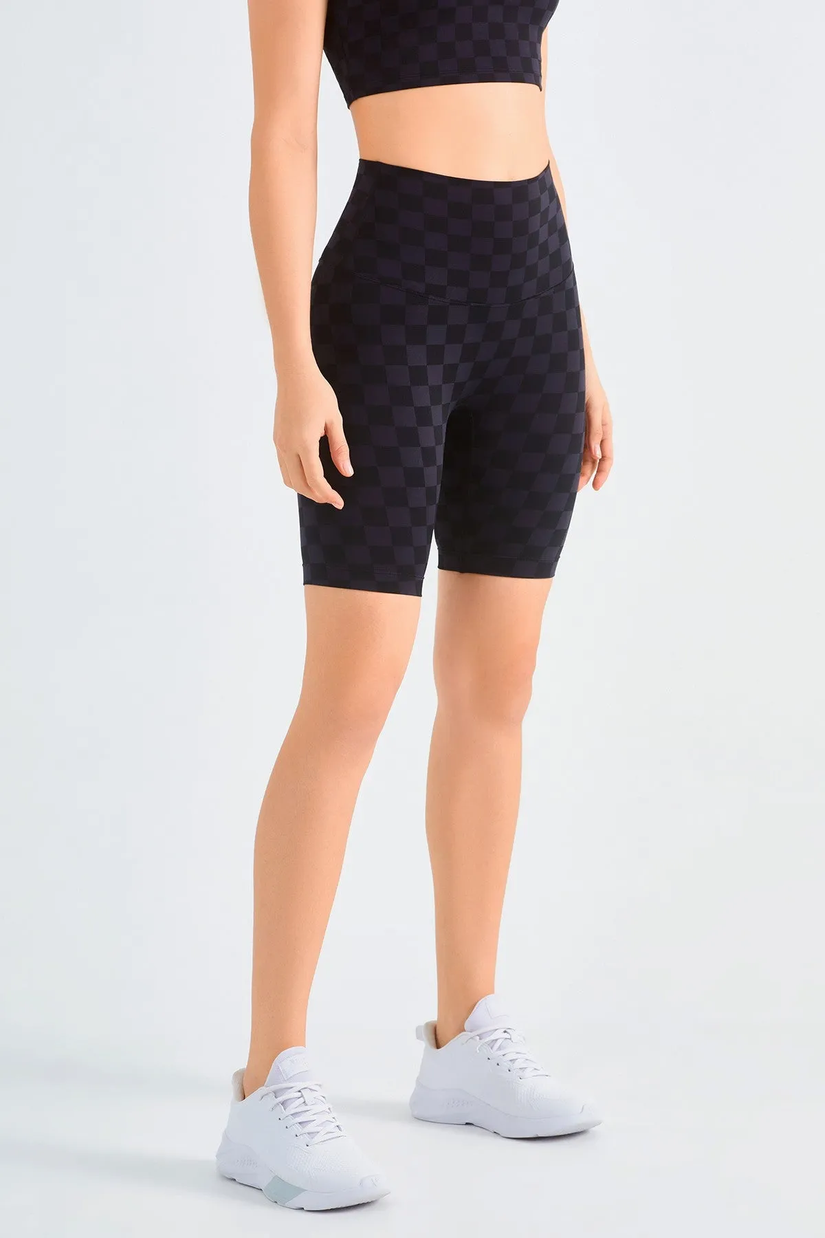 Checkerboard Seamless Gym Shorts