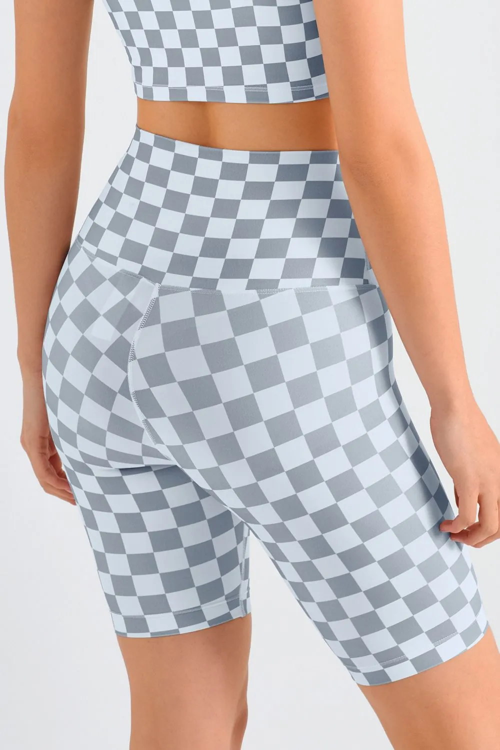 Checkerboard Seamless Gym Shorts