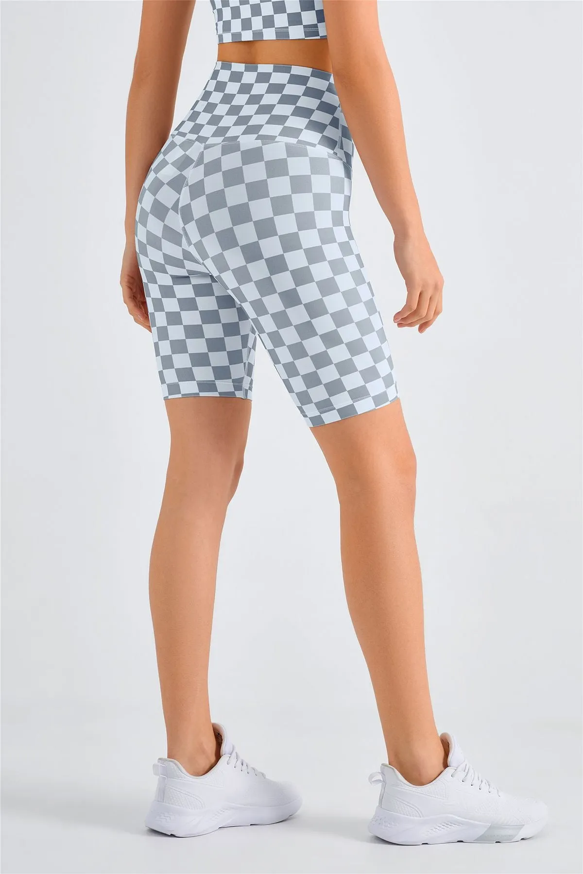 Checkerboard Seamless Gym Shorts
