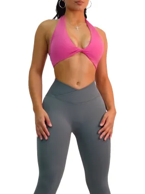 Clubhouse Sports Bra (Hot Pink)