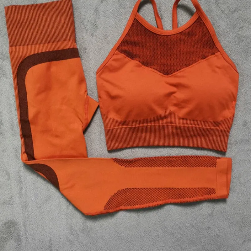 Crop Top Women's sports suit for fitness