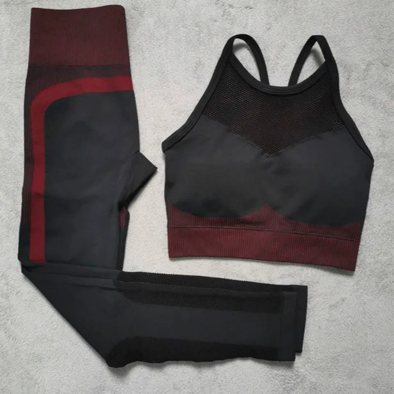 Crop Top Women's sports suit for fitness