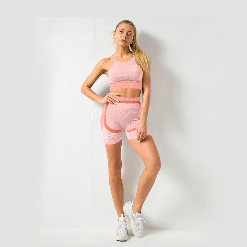 Crop Top Women's sports suit for fitness