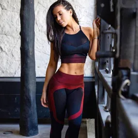 Crop Top Women's sports suit for fitness