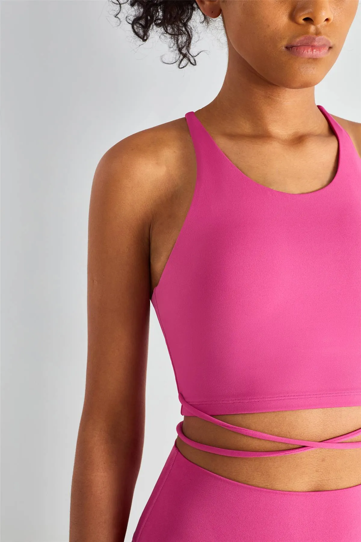 Crossover Straps Sports Bra