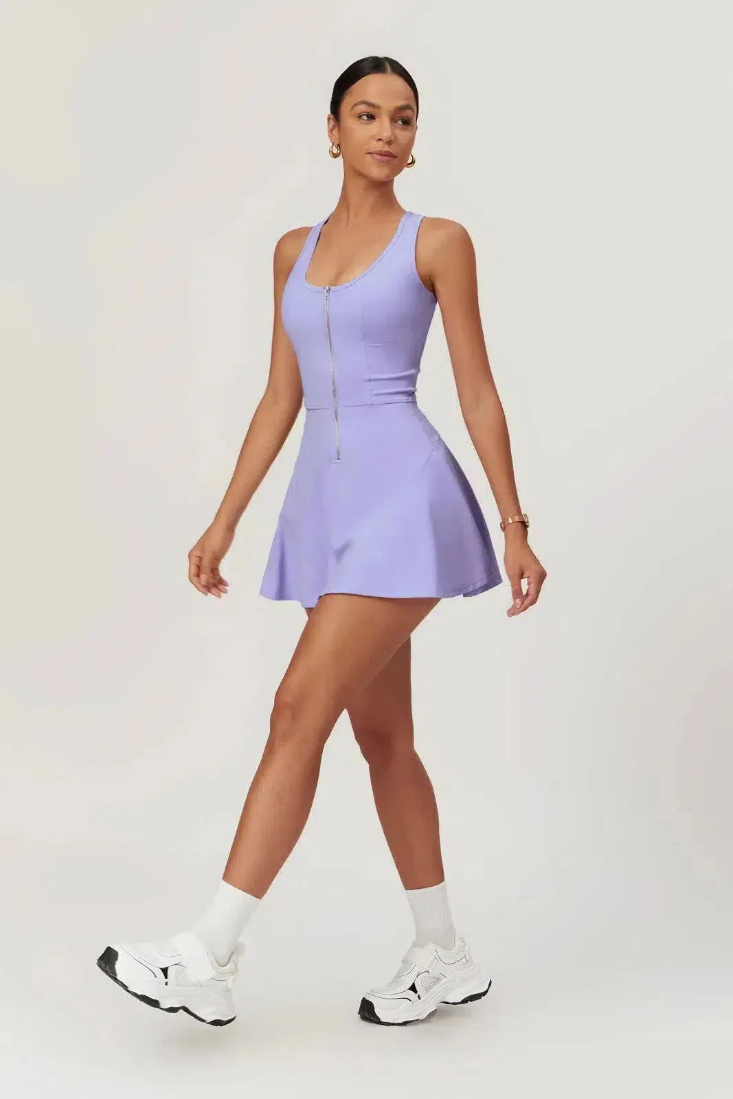 Delphine – Built-in shorts – Active mini dress