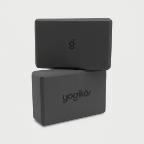 Elevating Yoga Blocks - 2 Black