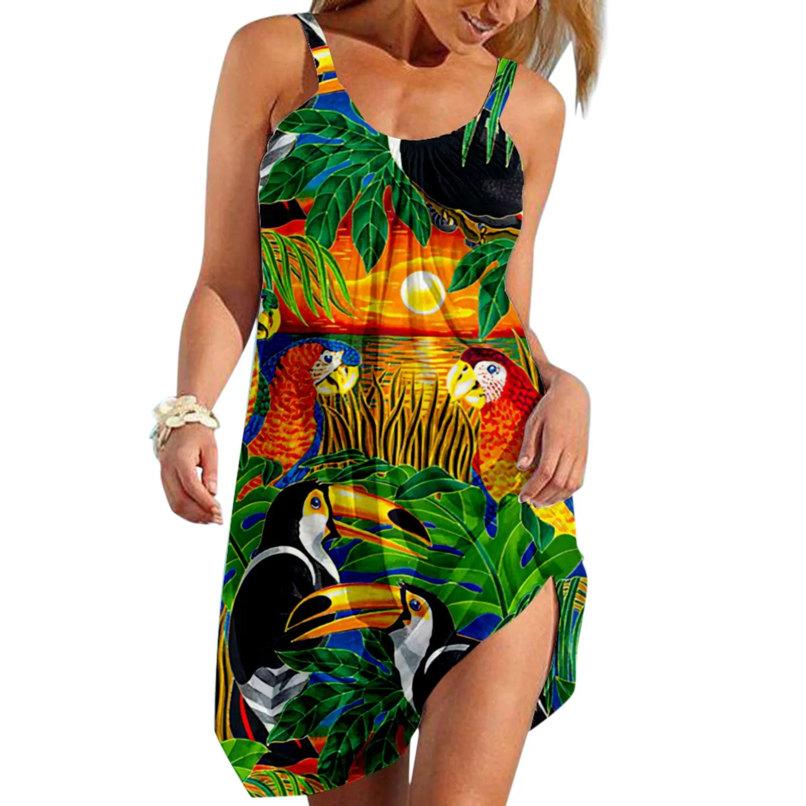 Feather light Chic Beach Dress - Culture Heaven Special