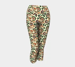 Floral Bouquet Yoga Capris