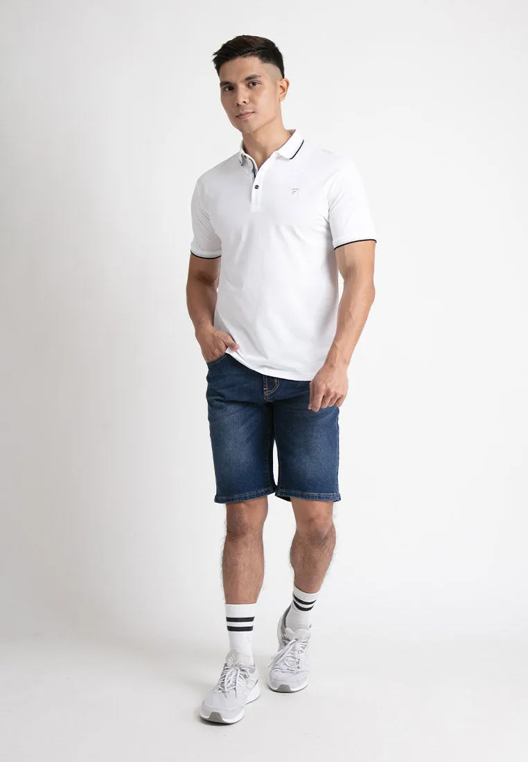 Forest Stretchable Jeans Bermuda Shorts Denim Short Pants Men | Seluar Pendek Lelaki - 670198