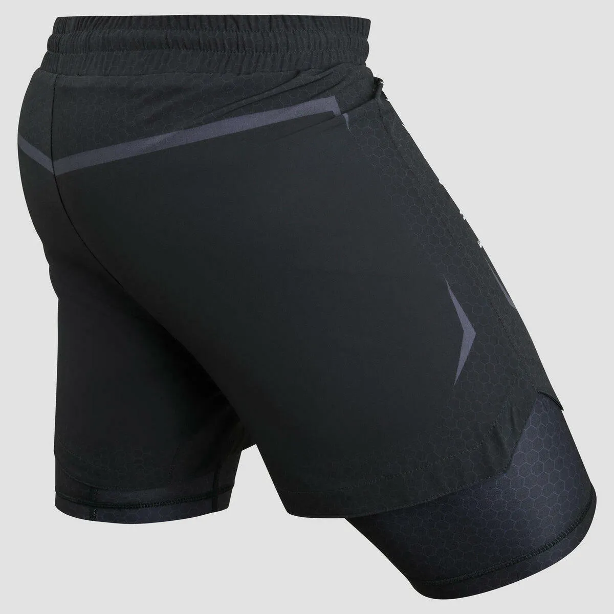 Fumetsu Ghost MK2 Dual Layer Fight Shorts Black