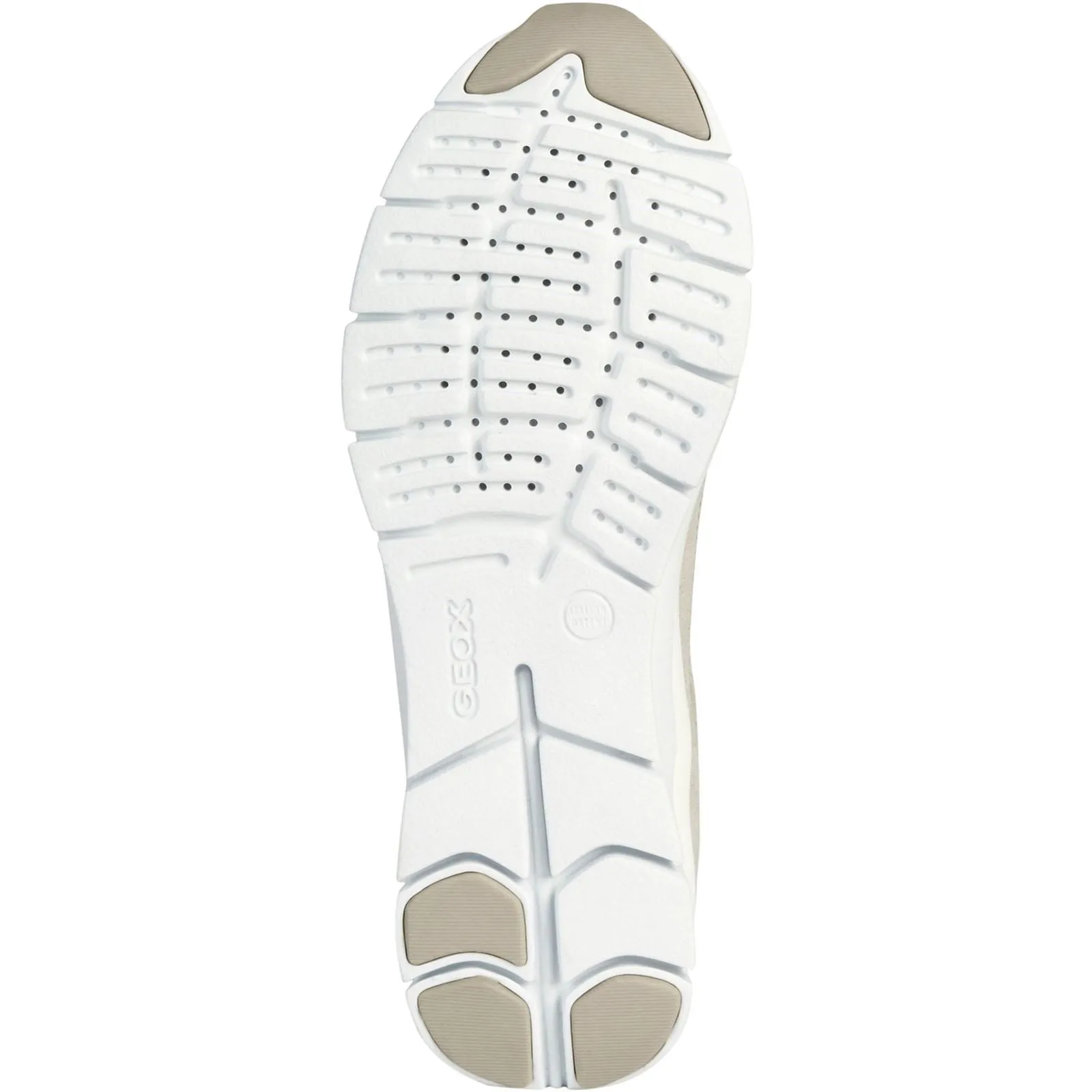 Geox D Sukie B Leather Women's Light Grey Trainers