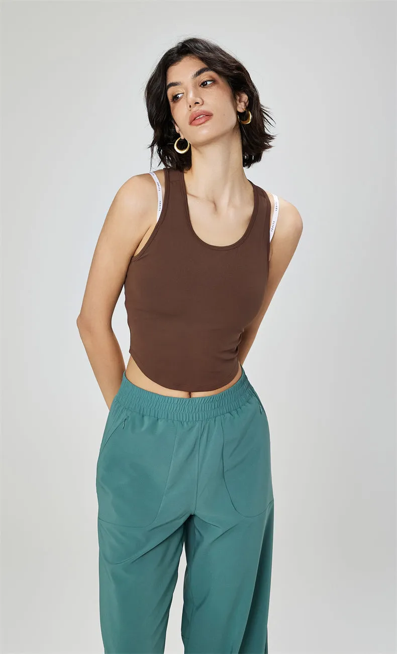 Gia Open Back Tank Top