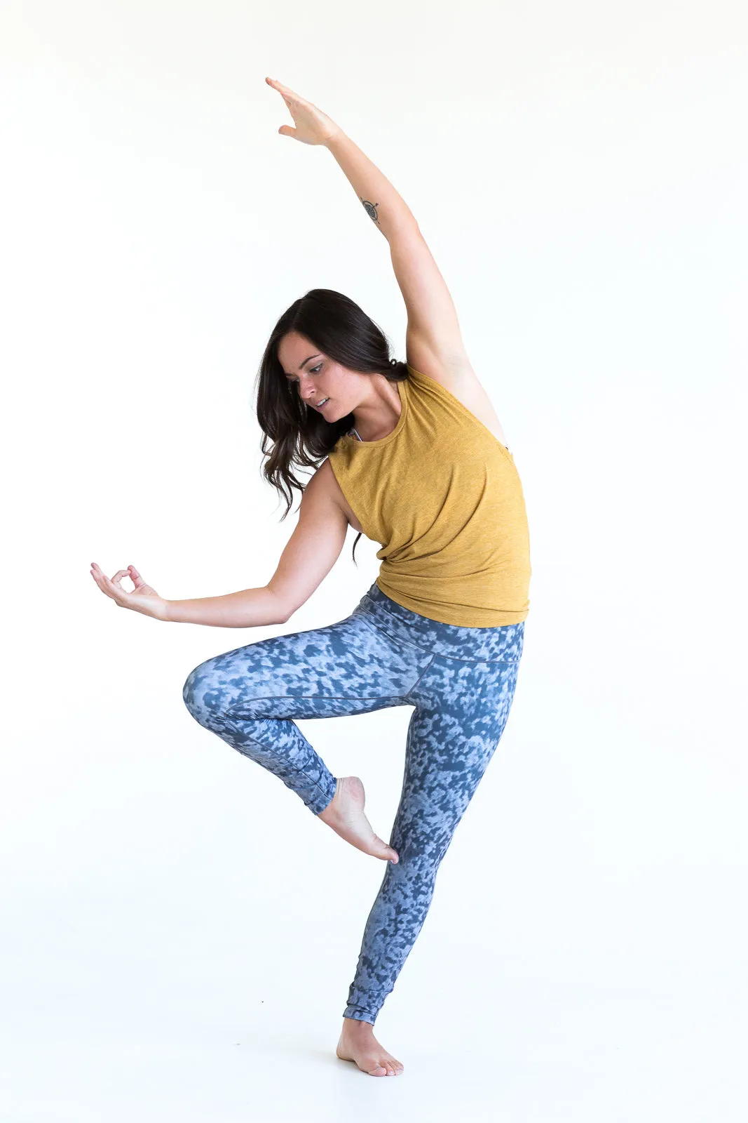 Grey Fog Yoga Pants