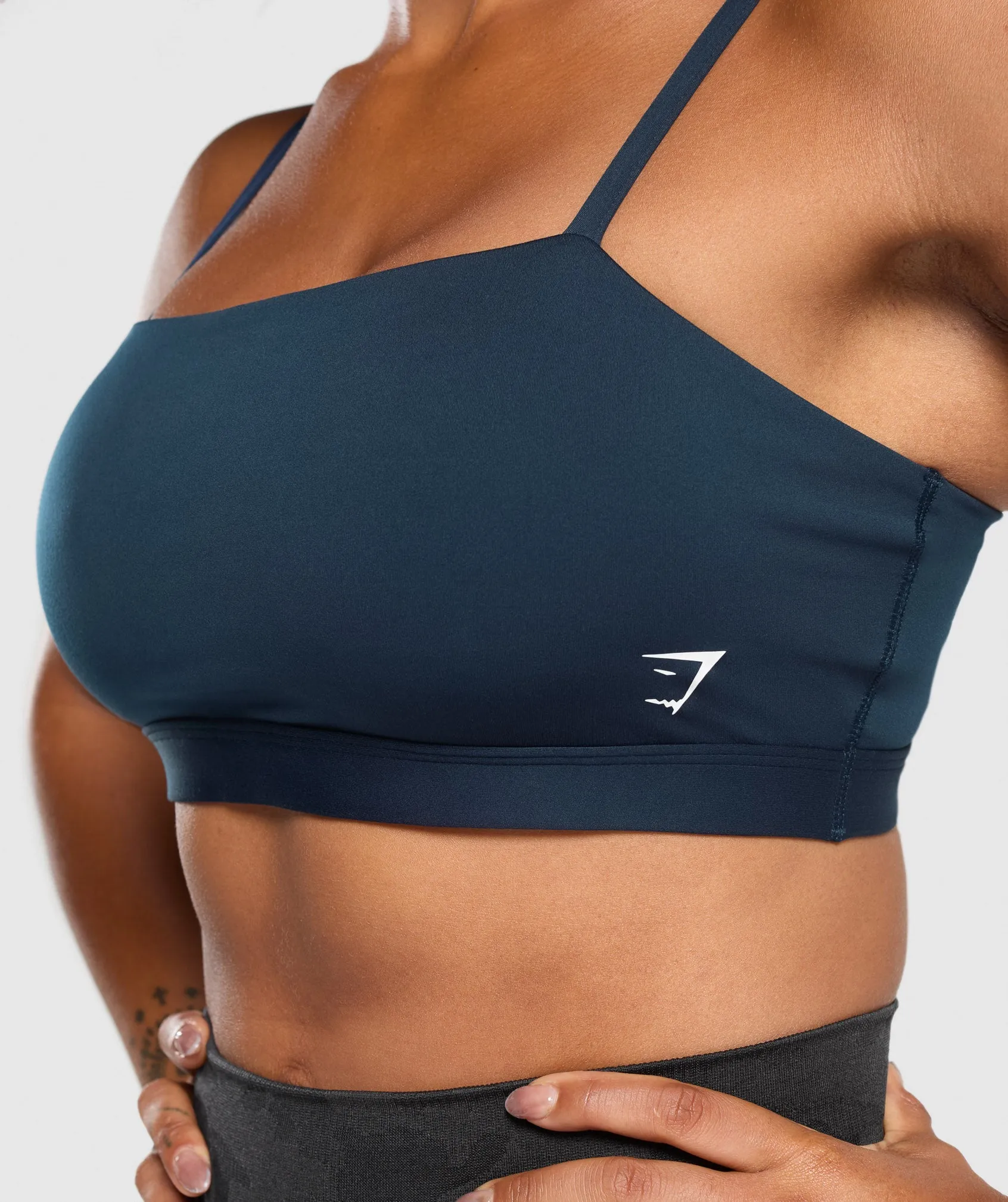 Gymshark Cut Out Bandeau - Navy
