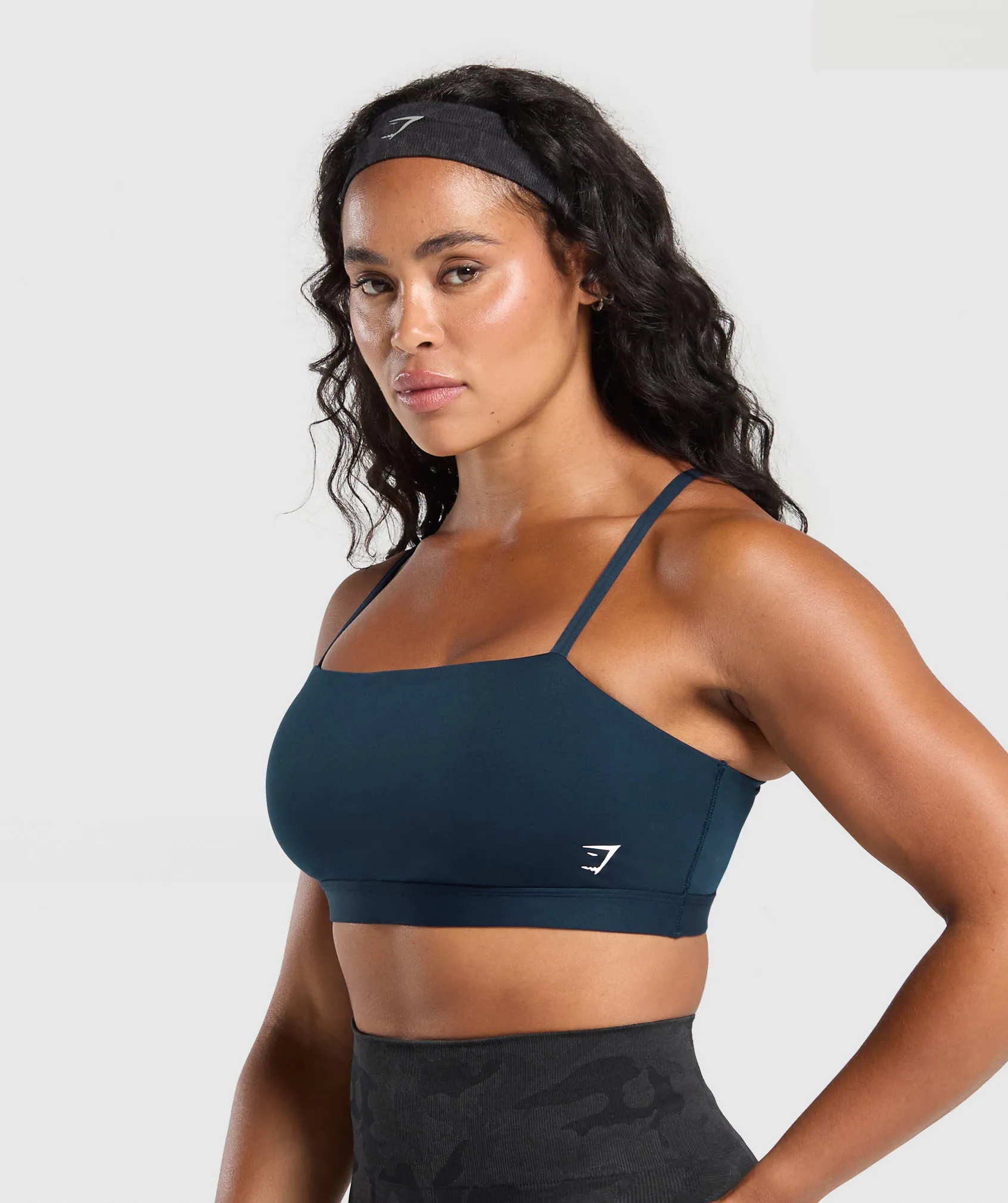 Gymshark Cut Out Bandeau - Navy