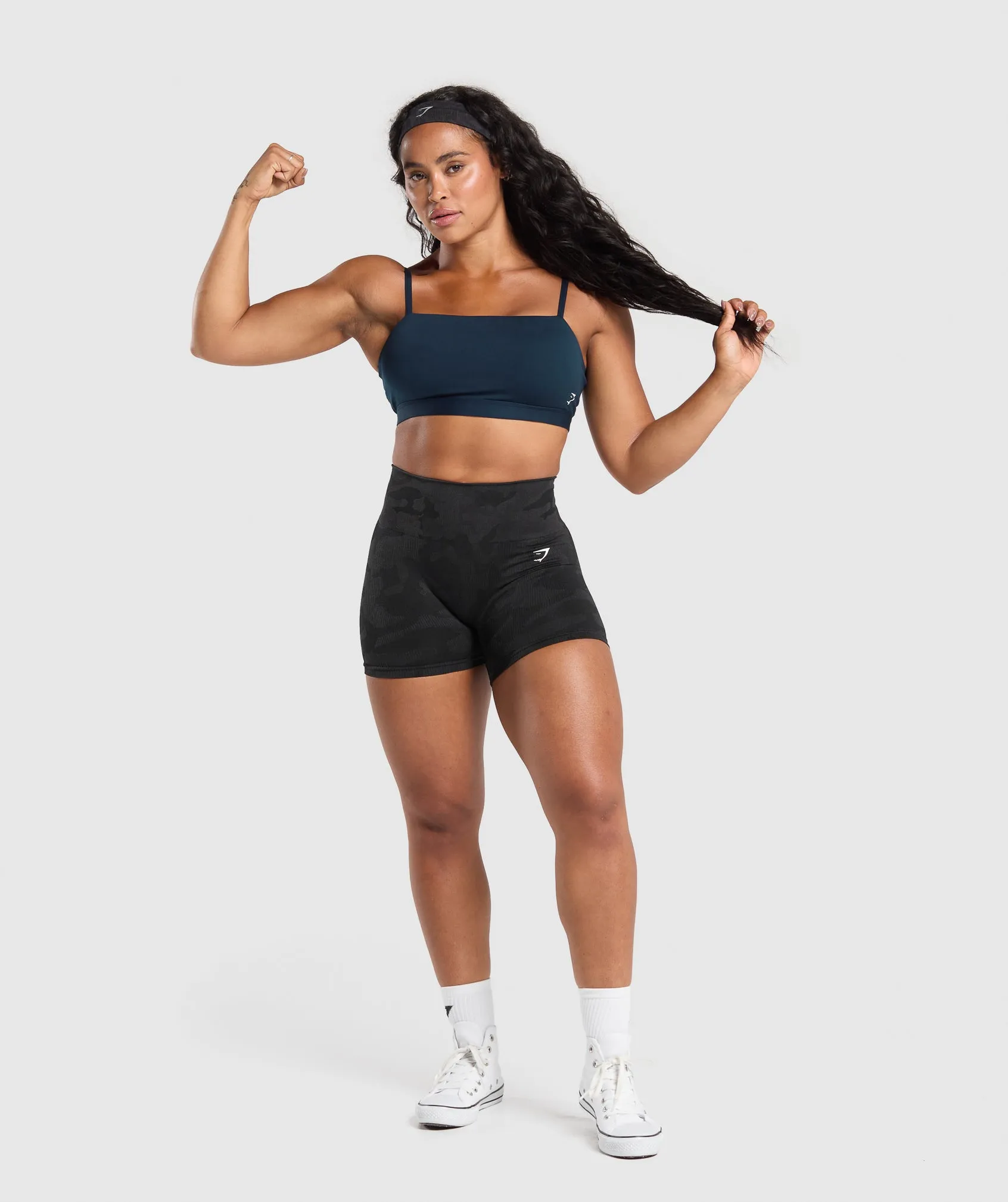 Gymshark Cut Out Bandeau - Navy