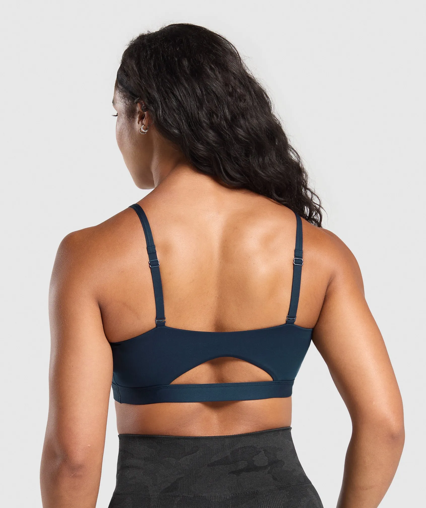 Gymshark Cut Out Bandeau - Navy