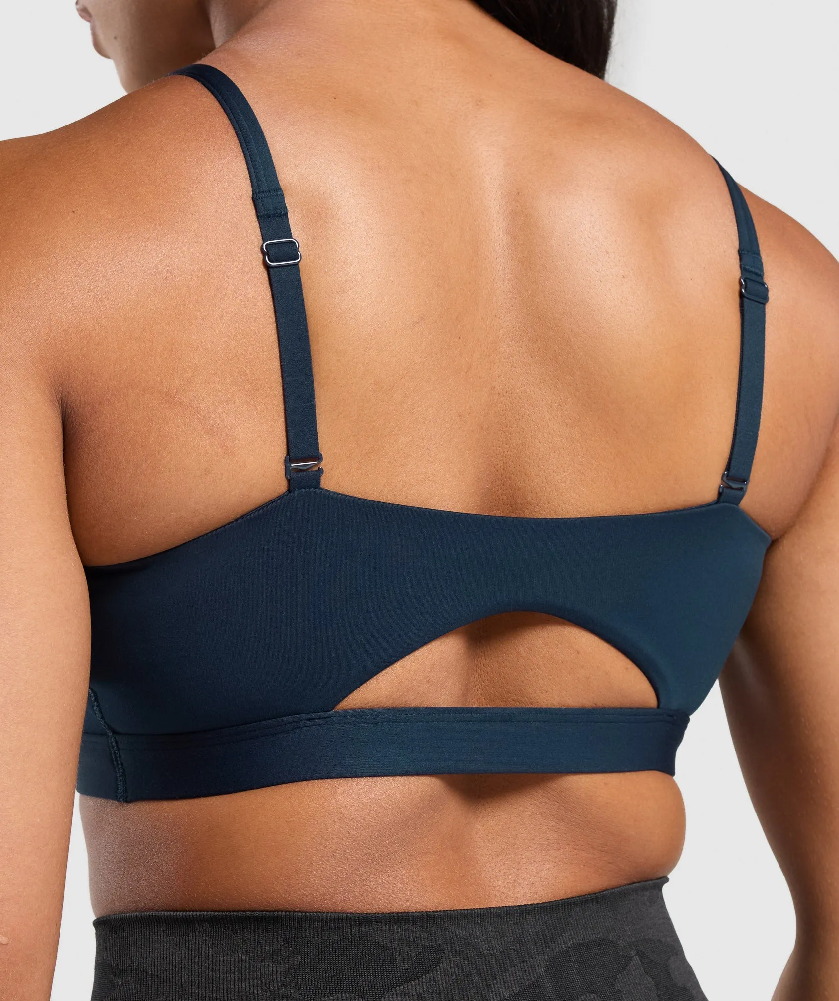 Gymshark Cut Out Bandeau - Navy