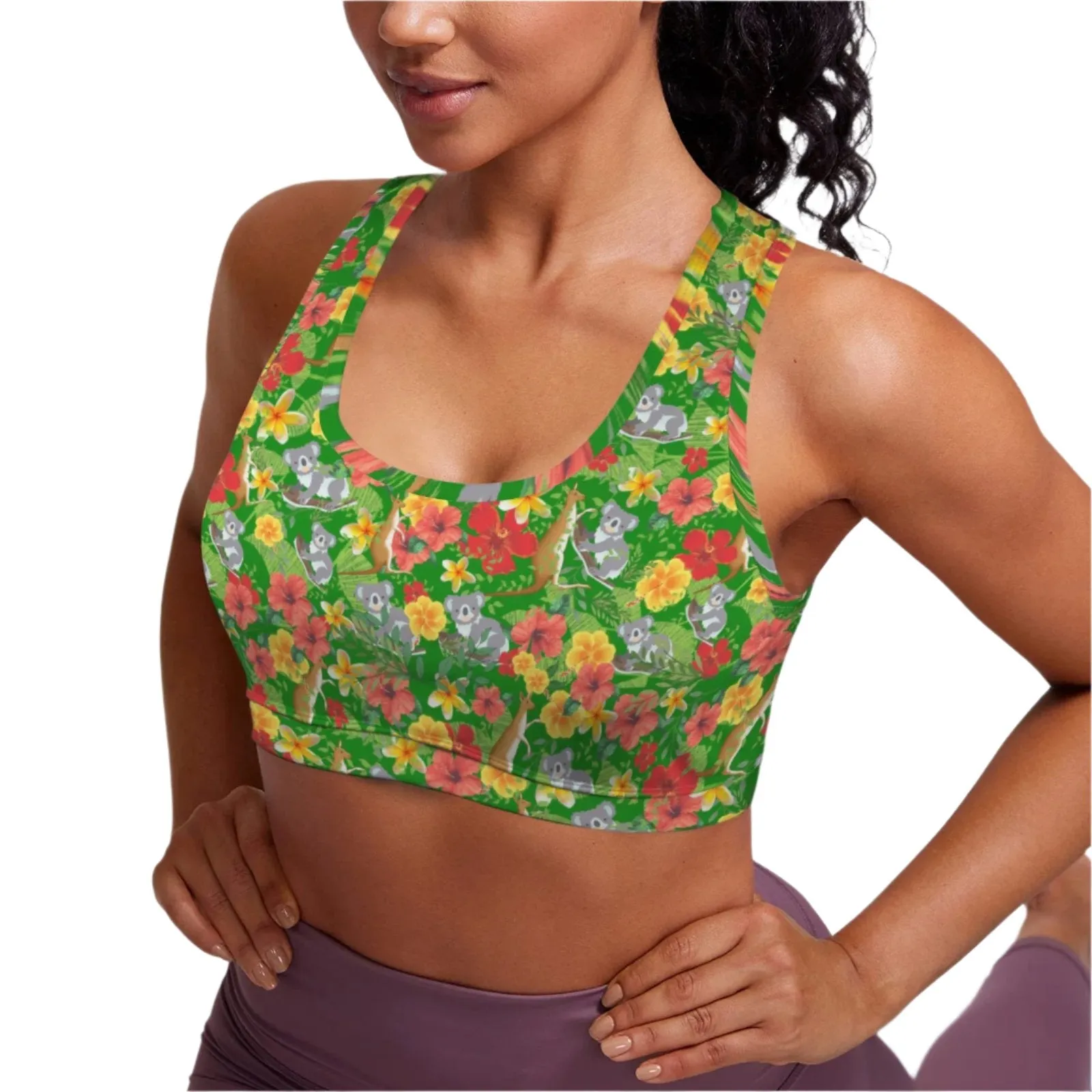 Hawaiian Australian Green Sports Top up to 5 XL (FWS)