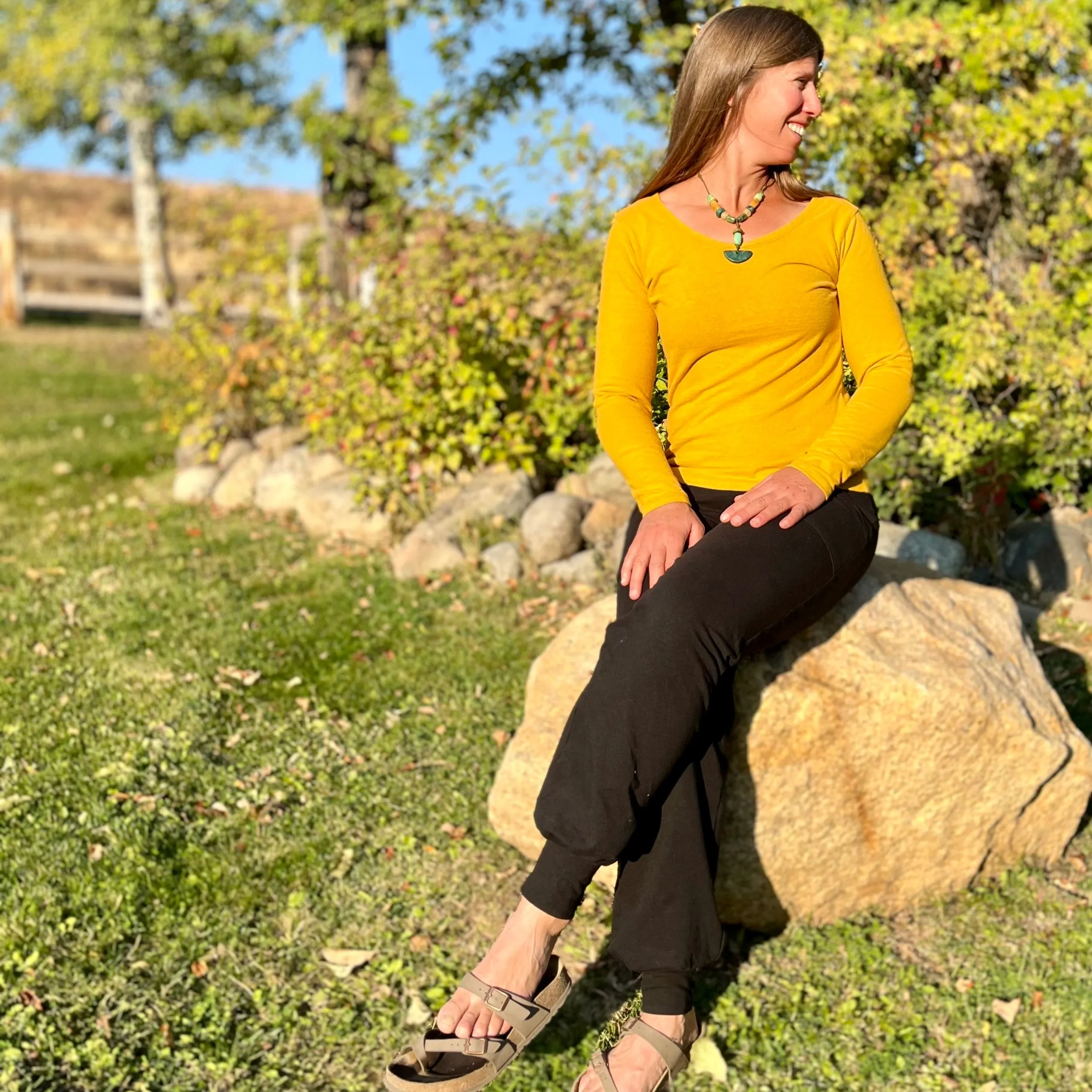 Hemp Fleece "Dreamy" Nomad Pant ~ Organic Yoga Clothing
