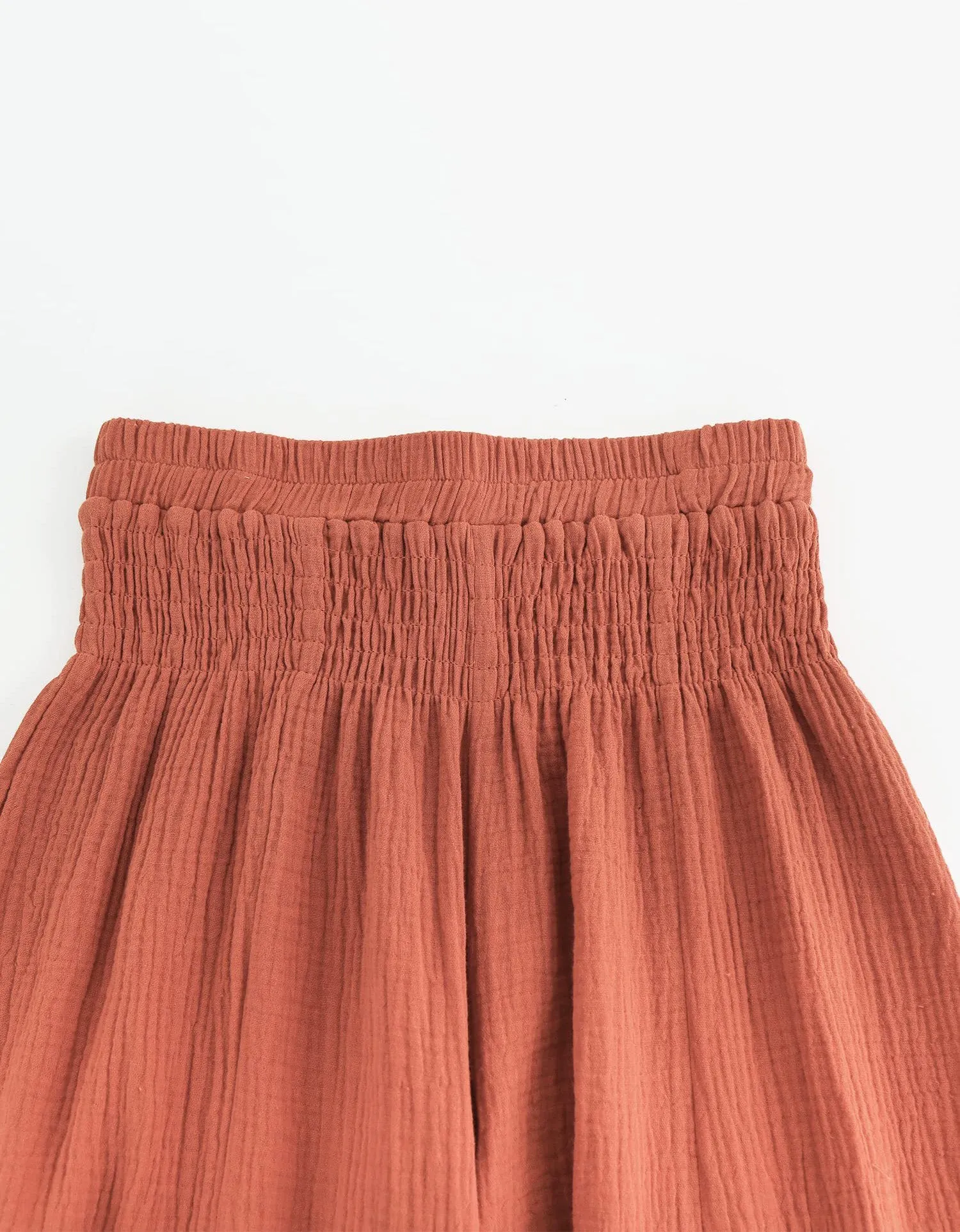 High Waist Cotton Double Yarn Breathable Loose Wide-Leg Yoga Pants