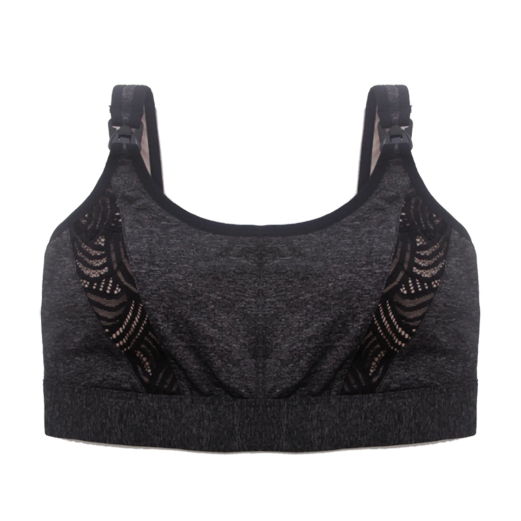 Jo Charcoal Maternity Sports Bra