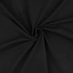 Knit Yoga Cloth - Black Yardage