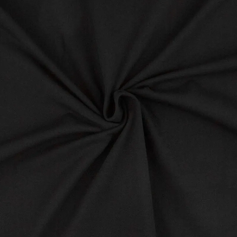 Knit Yoga Cloth - Black Yardage