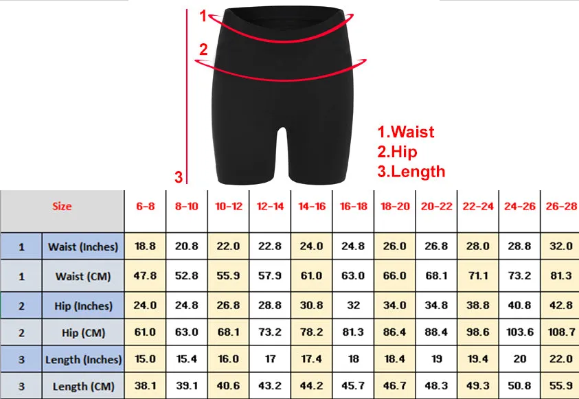 Ladies Over Knee Cotton Cycling Shorts
