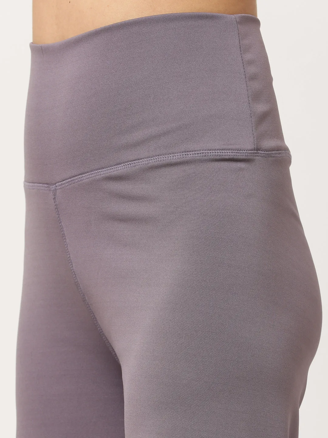 Lavender Flared High Rise Full Length Yoga Pants
